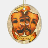 Actormaskers Keramisch Ornament (Links)