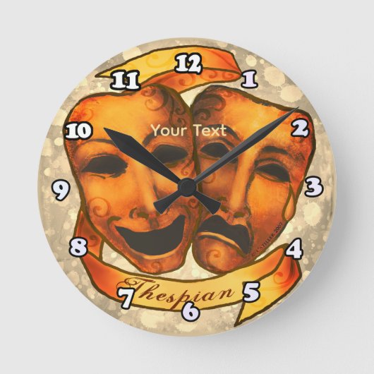 Actormaskers Ronde Klok (Voorkant)