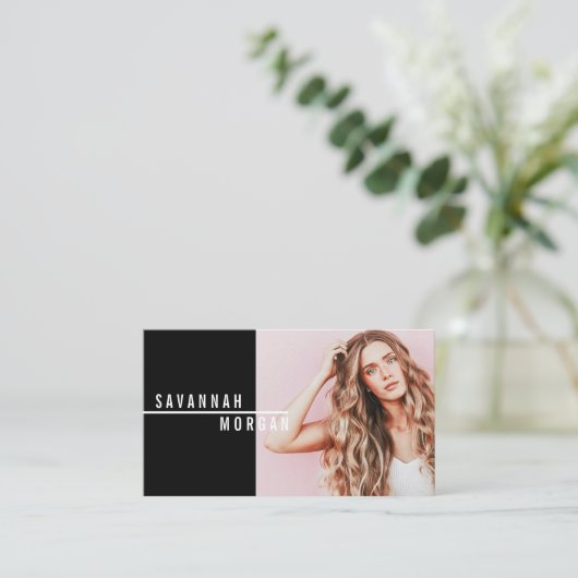 Actormodel danserfoto trendy hedendaags vet visitekaartje (Staand voorkant)