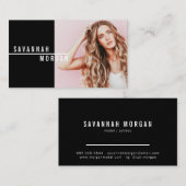 Actormodel danserfoto trendy hedendaags vet visitekaartje (Voorkant / Achterkant)