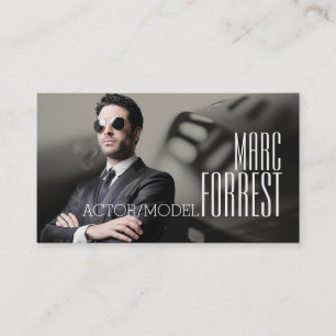 Actormodel hoofdopname filmtheater visitekaartje