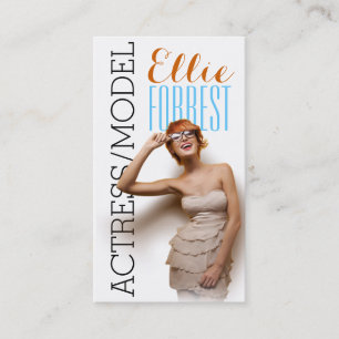 Actormodel hoofdopname filmtheater visitekaartje