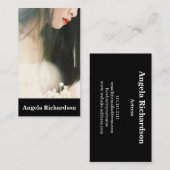 Actors and Models Modern Minimalist Business Card Visitekaartje (Voorkant / Achterkant)