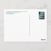 Actors Benedicta Leigh en Michael Aldridge Briefkaart (Achterkant)