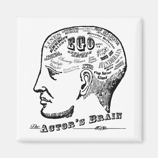 Actor's Brain Magnet (Voorkant)