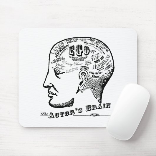 Actor's Brain Mousepad Muismat (Met muis)