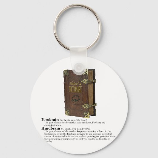 Actors Dictionary - Brains Sleutelhanger (Voorkant)
