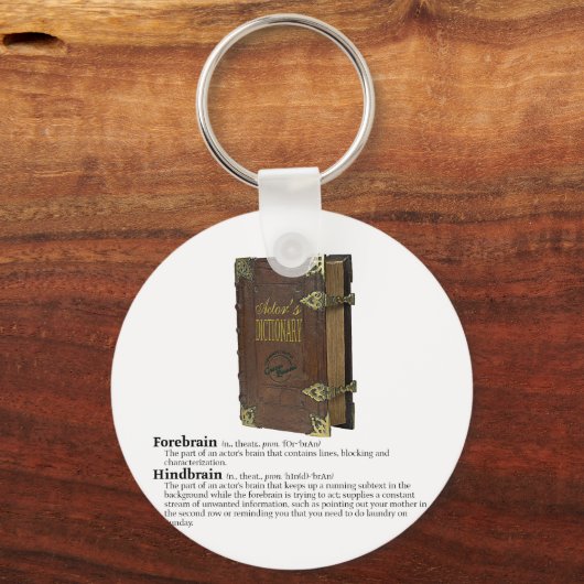 Actors Dictionary - Brains Sleutelhanger (Voorkant)