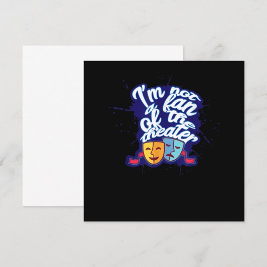 ActortheaterShow Bedankkaart (Voorkant / Achterkant)