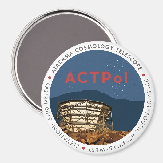 ACTPol Logo magneet (Voorkant / Achterkant)