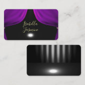 Actress actor influencer psychic  business card visitekaartje (Voorkant / Achterkant)