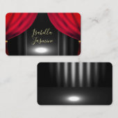 Actress actor influencer psychic  business card visitekaartje (Voorkant / Achterkant)