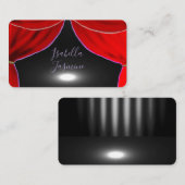 Actress actor influencer psychic business card visitekaartje (Voorkant / Achterkant)