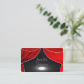 Actress actor influencer psychic business card visitekaartje (Staand voorkant)