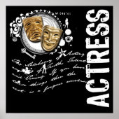 Actress-alchemie van het optreden poster (Voorkant)