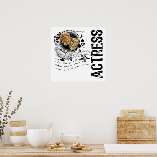 Actress-alchemie van het optreden poster (Keuken)