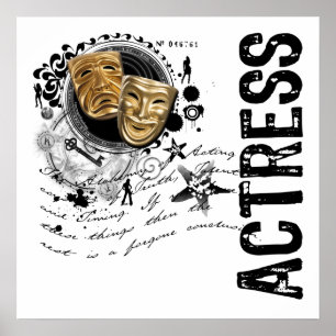 Actress-alchemie van het optreden poster