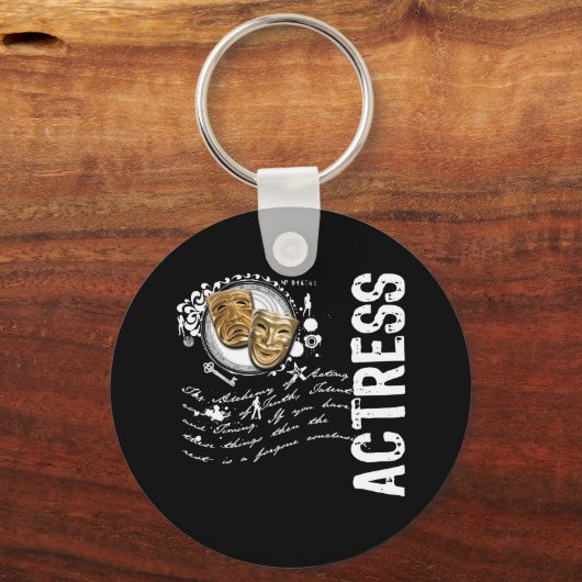 Actress-alchemie van het optreden sleutelhanger (Voorkant)