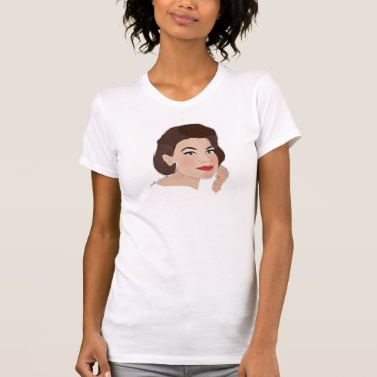 Actress Annette Funicello T-shirt (Voorkant)