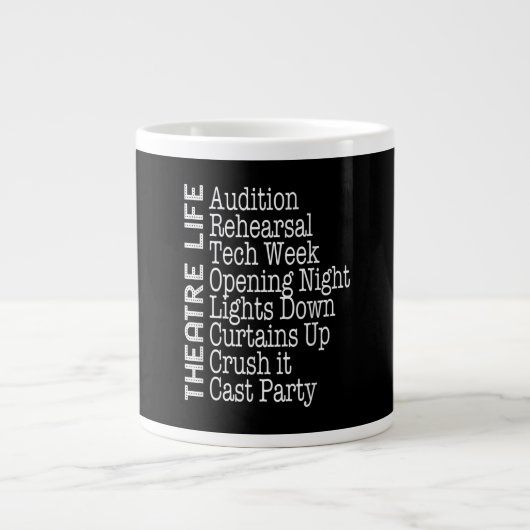 Actress Broadway Actor Musical Lover Actief Grote Koffiekop (Voorkant)