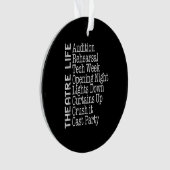 Actress Broadway Actor Musical Lover Actief Ornament (voorkant)