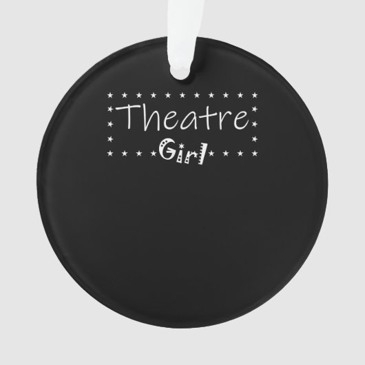 Actress Girl - Broadway Star Actor Actress Ornament (voorkant)