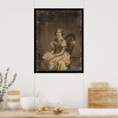 Actress Jenny Lind Daguerreotype 1848 Poster (Keuken)