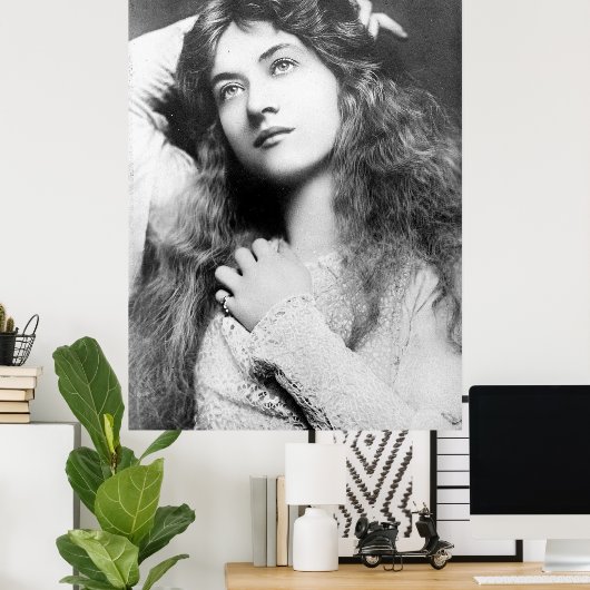 Actress Maude Fealy Poster (Thuiskantoor)