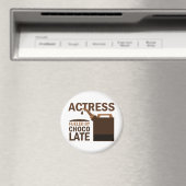 Actrice Gift Chocolade Magneet (Insitu (Vaatwasser))