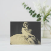 actrice in ballerina outifit - postkaart (Staand voorkant)