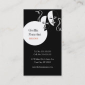 Actrress/Actor/Theater Performer Visitekaartje (Achterkant)