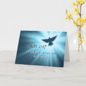 Acts 2:17 Ik zal mijn geest, Bijbelversie uitgiete Kaart (Gele Bloem)