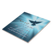 Acts 2:17 Ik zal mijn geest, Bijbelversie uitgiete Tegeltje (Zijkant)