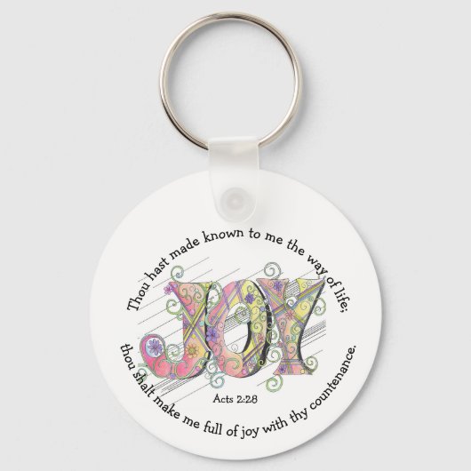 Acts 2:28 Keychain (Voorkant)