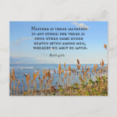 Acts 4:12 Er is ook geen redding in een andere. Briefkaart (Voorkant)