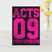 Acts 9 Conversion Bible Chapter Jersey Design Kaart (Gele Bloem)
