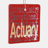 Actuaire extraordinaire keramisch ornament (Rechts)