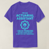 ACTUARIËLE ASSISTANT NICE DESIGN 2017 T-SHIRT (Design voorkant)