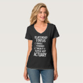 actuariële relatie t-shirt (Voorkant volledig)