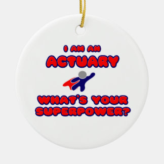 Actuaris.. Wat is je Superpower? Keramisch Ornament