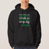 Actuary Actuaries Spreadsheet Risk Analysis Statis Hoodie (Voorkant)