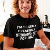 Actuary Cpa Funny Gezegde van accountant Spreadshe T-shirt