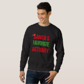 Actuary Funny Pajama Kerstmis Trui (Voorkant volledig)