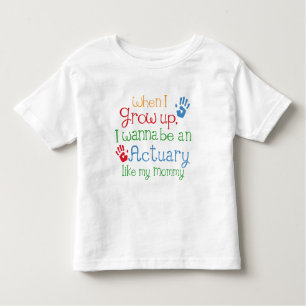Actuary (Future) als mijn mama Kinder Shirts