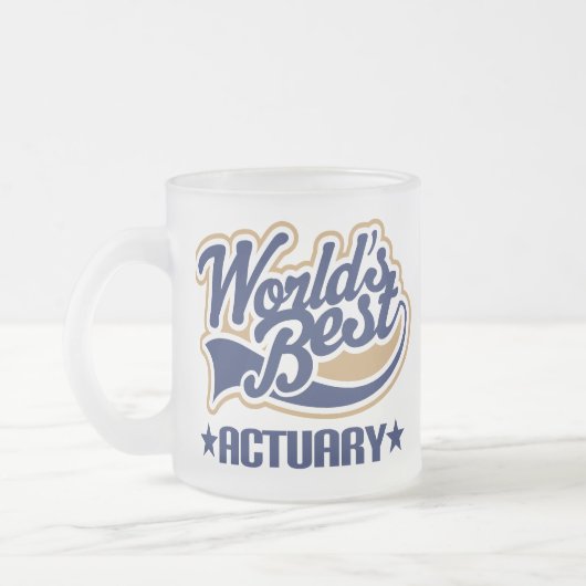 Actuary Gift Matglas Koffiemok (Links)