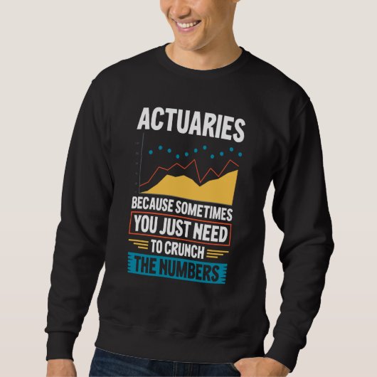 Actuary Saying Actuaries Trui (Voorkant)