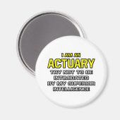 Actuary...Superior Intelligence Magneet (Voorkant / Achterkant)