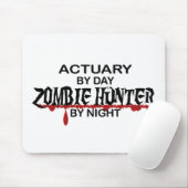Actuary Zombie Hunter bij nacht Muismat (Met muis)