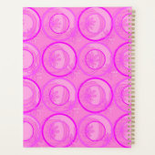 Actuele cirkels Achtergrond bloemen Roze Planner (Achterkant)