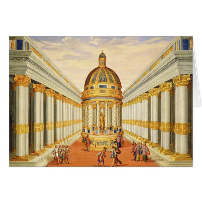 Actus I, scènes VII en VIII: Tempel van Bacchus (Voorkant Horizontaal)